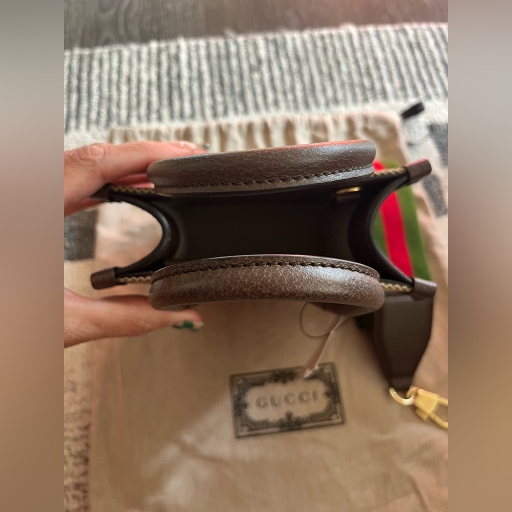 SOLD ❤️NWT💚 Gucci Jumbo GG Mini Tote with Strap - Brown Crossbody & Shoulder Bag - Picture 9 of 12